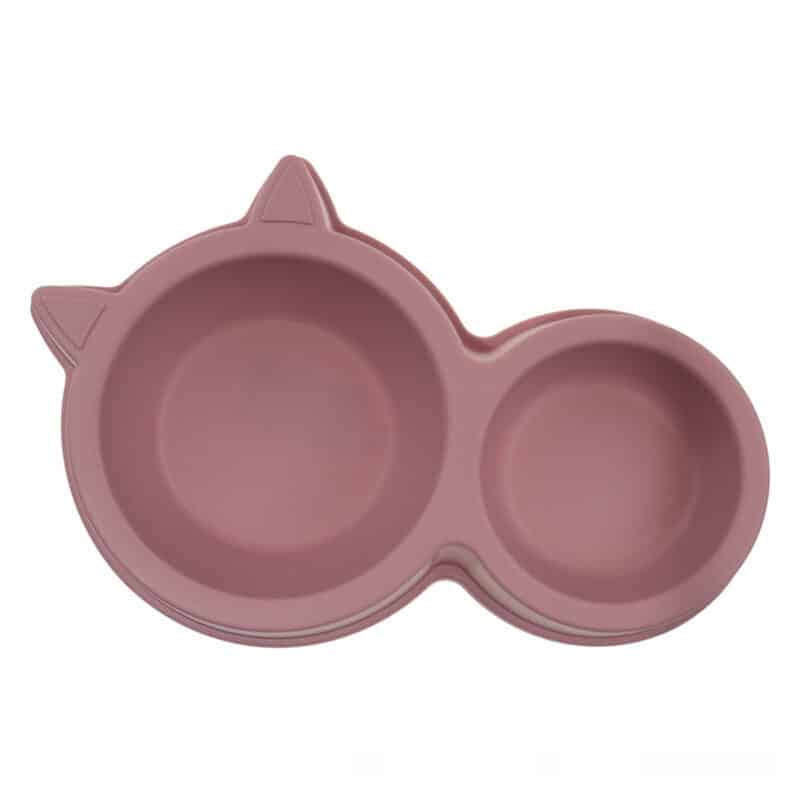TaraPet Dual Pet Feeding Station with Elevated Non-Slip Stand – Spill-Proof Double Bowls for Dogs & Cats
