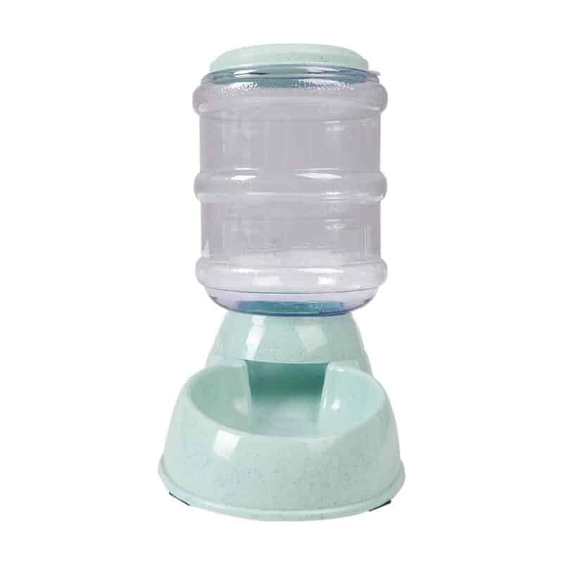 TaraPet Eco-Friendly PVC+ABS Pet Feeder Dispenser 3.8L Capacity for Food, Safe and Odor-Free, Perfect for Small and Medium Pets (Green)
