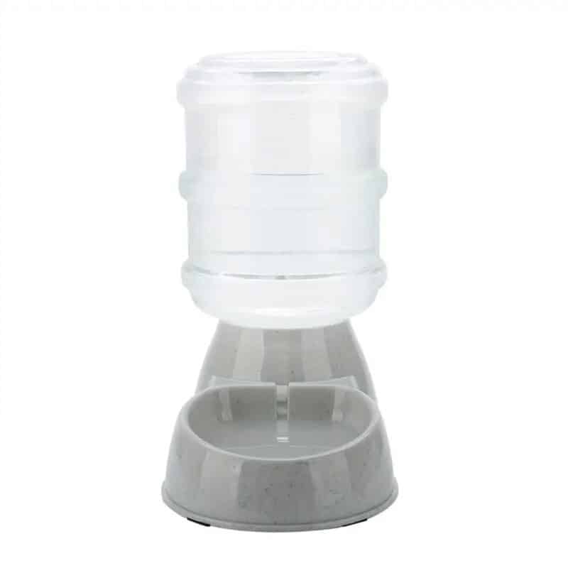 TaraPet Eco-Friendly PVC+ABS Pet Water Dispenser 3.8L Capacity for Water, Safe and Odor-Free, Perfect for Small and Medium Pets(Gray)