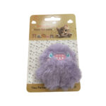 TaraPet Striped Horned Monster Catnip Plush Toy (Purple)