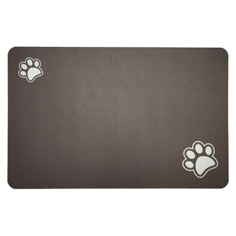 TaraPet Absorbent Dog and Cat Feeding Mat With Waterproof Rubber Backing - Quick Dry, Anti-Slip, Leak-Proof, Pet Placemat For Food And Water Bowls