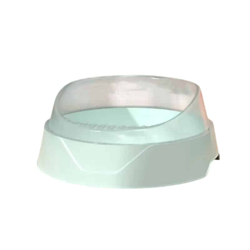 TaraPet Semi-enclosed Cat Litter Box Super-large Odor Barrier Anti-belt Sand Fully Open Feces Pot Small Kitten Toilet Cat Supplies (Green)