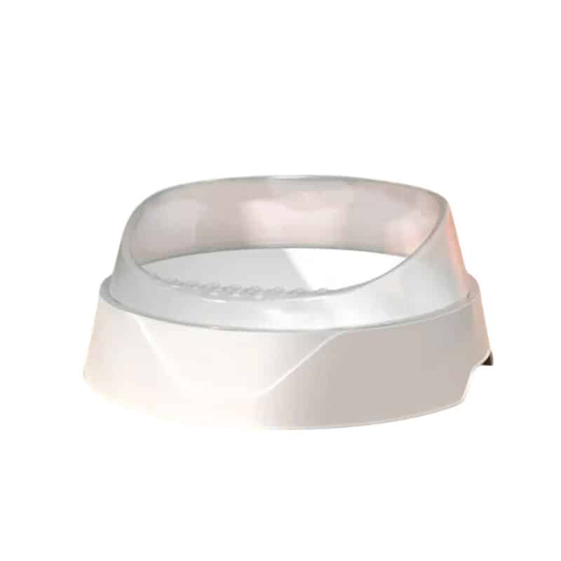 TaraPet Semi-enclosed Cat Litter Box Super-large Odor Barrier Anti-belt Sand Fully Open Feces Pot Small Kitten Toilet Cat Supplies (White)