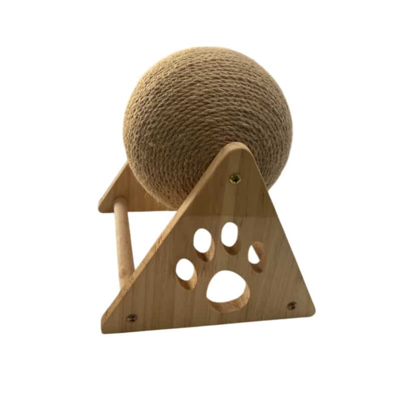 TaraPet Compact Cat Tree Sisal Yarn Ball Space-Saving Scratcher & Play Tower for Cats