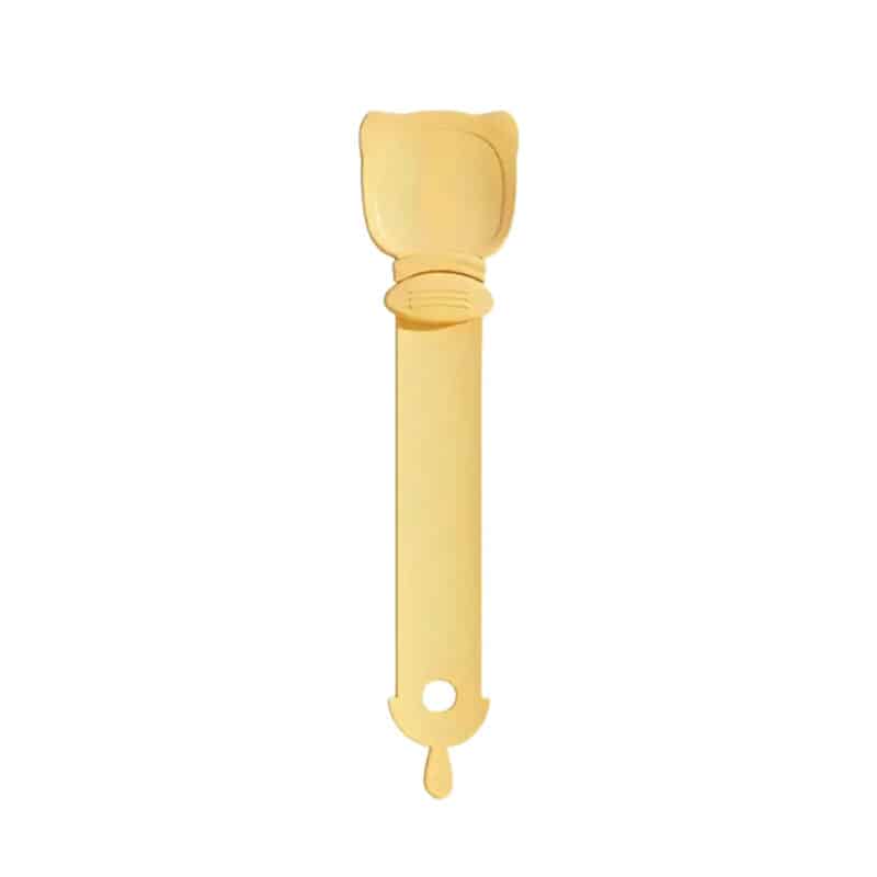 TaraPet Cat Strip Feeder Squeeze Spoon (Orange)