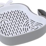 TaraPet Cat Grass Pot, Layered Design Cat Graft Pot in Whale Shape, Soilless Planter for Hydroponics Cat Grass (Gray)