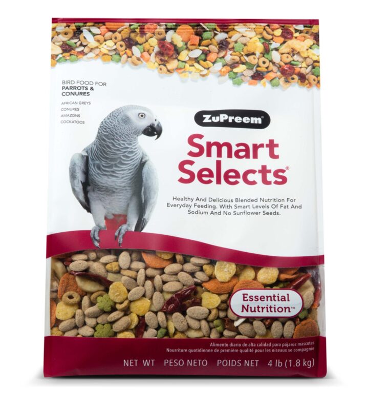 Zupreem Smart Selects Parrots & Conures 4lbs