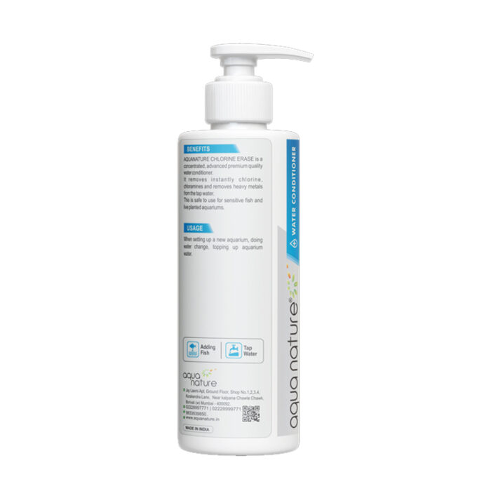 Aqua Nature Chlorine Erase Water Conditioner 120ml 2