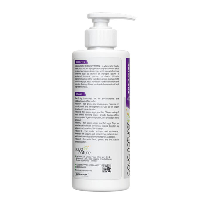 AquaNature Discus Vitamin Health Suppliment 120ml 2