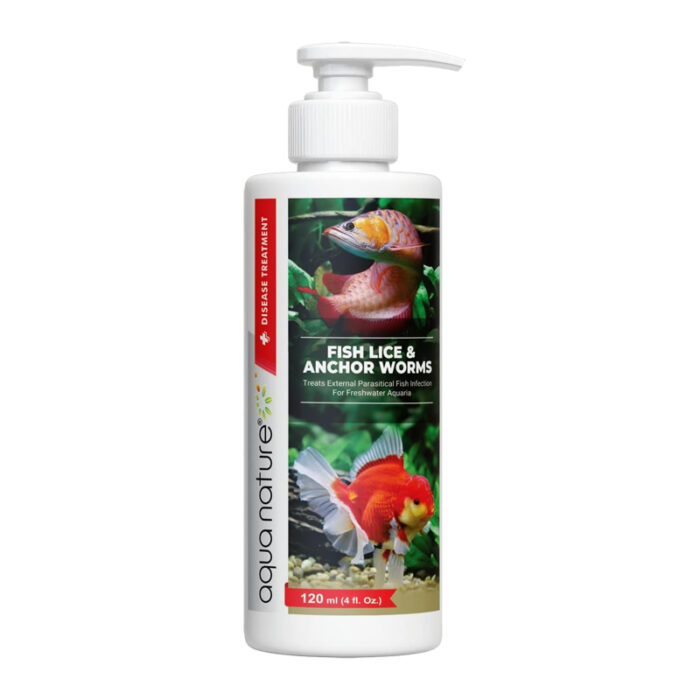 AquaNature Fish Lice Anchor Worm Disease Treatment 120ml