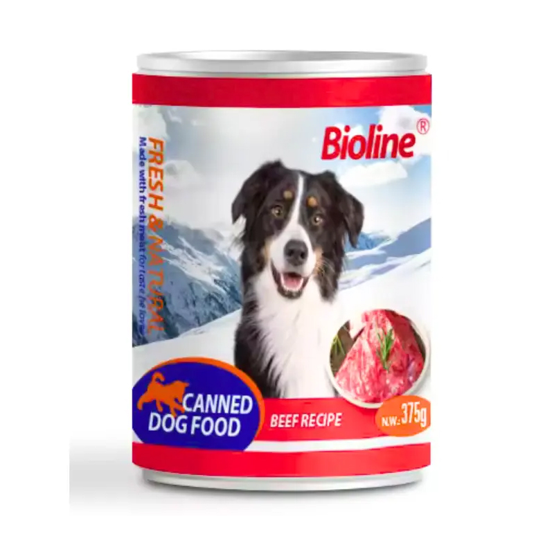 Bioline wet dog food beef