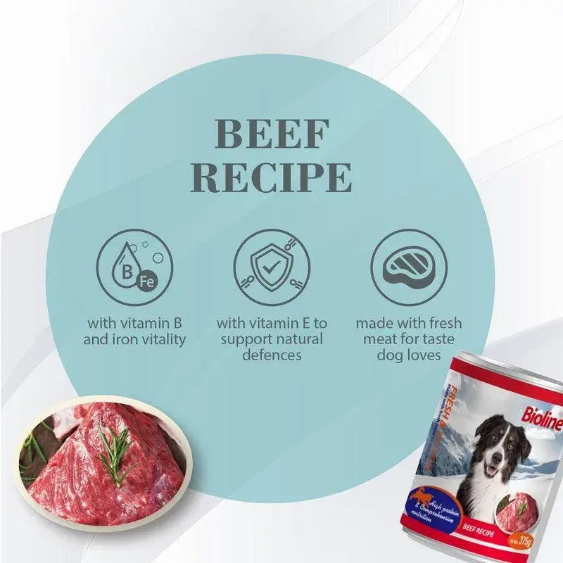 Bioline wet dog food beef2