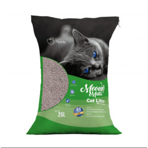 Meow Mates Bentonite Cat Litter Apple Scent 25L/20kg