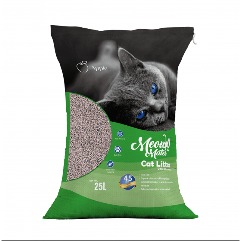 Meowmates cat litter apple