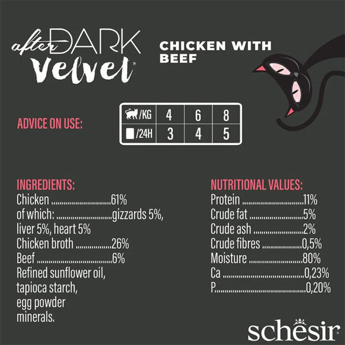 Schesir velvet mousse chicken with beef4