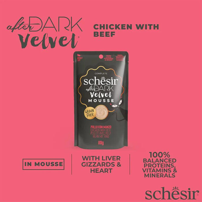 Schesir velvet mousse chicken with beef6