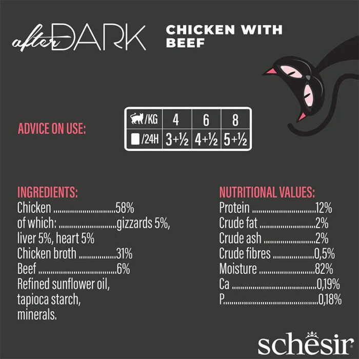 schesir after dark chicken with beef3
