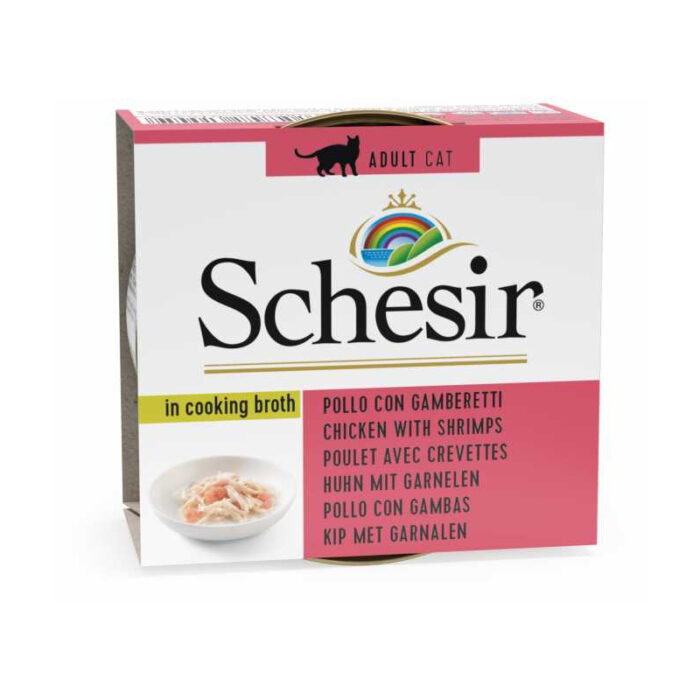schesir broth chicken with shrimps