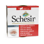 Schesir Cat Wet Food Tuna With Shrimps 85g