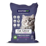 Doctor Pet Cat Litter Super Clumping Micro Bentonite Lavender 25L