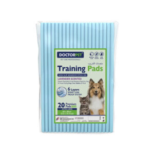 Doctor Pet Training Pads 60x90cm 65g with stick on Lavender 20pcs