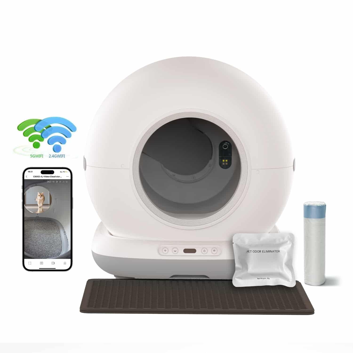 camera automatic litter box TaraPet