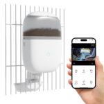 TaraPet New Luxury Cage Style Intelligent Cat Rabbit Feeder 200W ultra clear Camera APP Remote Pet Feeding Machine - Image 4