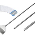 Tankii Stainless Steel 40cm and 65cm Algae Scraper Cleaner with 10 Blades for Aquarium Fish Plant Glass Tank