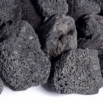 Tankii Natural Black Lava Stone Rocks for Aquarium Fish Tank Decoration / 1Kg - Image 2