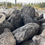 Tankii Natural Black Lava Stone Rocks for Aquarium Fish Tank Decoration / 1Kg - Image 4