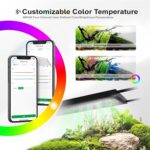 Tankii High-quality Brite - 1200 Series Aquarium Light with App Control Extendable Bracket Customize Sunrise/Sunset Color for Fish tank - Image 5