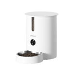 TaraPet Smart Pet Feeder for Dog and Cat 2.8L, Wi-Fi Smart Pet Feeder With Camera Remote App Control Stainless Steel Bowl