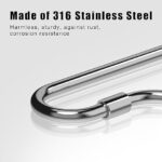 Tankii Stainless Steel Aquarium Lily Pipe 12/16mm, Filter Pipe Inflow and Outflow for Aquarium Plant Tank, with Acrylic Pipe Fixer - Image 3