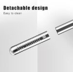 Tankii Stainless Steel Aquarium Lily Pipe 12/16mm, Filter Pipe Inflow and Outflow for Aquarium Plant Tank, with Acrylic Pipe Fixer - Image 4