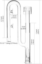 Tankii Aquatic Glass Lily Pipe Set with Lily Skimmer Inflow and Lily Outflow for Aquarium Filter 1/2''(12/16mm) Tubing - Image 2