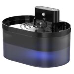 TaraPet Intelligent Infrared Sensor Cordless Wireless Auto Cat Water Fountain 2.2 L/74oz, Pet Water Dispenser Bowls - Image 5