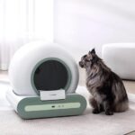 TaraPet Smart Self Cleaning Cat Litter Box,65L+ 9L Extra Large Capacity Upgraded Automatic Self Litter Box, APP Control/Odor Removal/Safety Protection/Low Noise for Cats