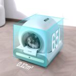 TaraPet Smart Self Cleaning Cat Litter Box,65L+ 9L Extra Large Capacity Upgraded Automatic Self Litter Box, APP Control/Odor Removal/Safety Protection/Low Noise for Cats - Image 6