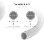 Tankii Aquarium Fish Tank Hose Eco-friendly PVC Tube Grey 12/16mm Filter Drum Equipment, Flexible Transparent Vinyl for Aquariums & Accessories - Image 2