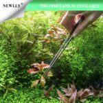 Tankii Aquarium 25cm Mirror Light Pointed Straight Tweezers Aquarium Maintenance Tools Kit for Live Plants Grass - Image 5