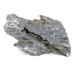 Tankii Natural Yingshi  Landscape Stones for Aquarium Decoration, Garden & Bonsai - Black & Grey Speckled Decorative Rocks, Durable Outdoor/Indoor Use, Unique Natural Patterns, Pondside Decoration, Smooth Texture Finish / 1Kg