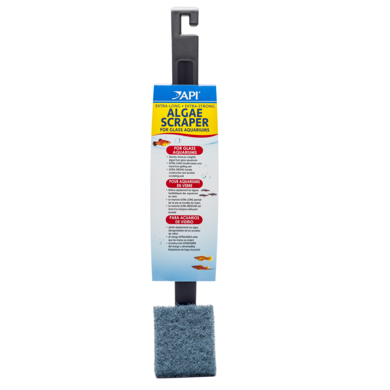 API Algae Scraper For Glass Aquariums - Extra Long