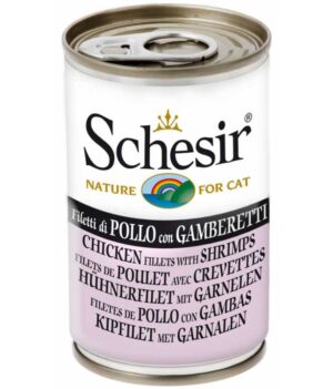 schesir cat chicken shrimps TaraPet