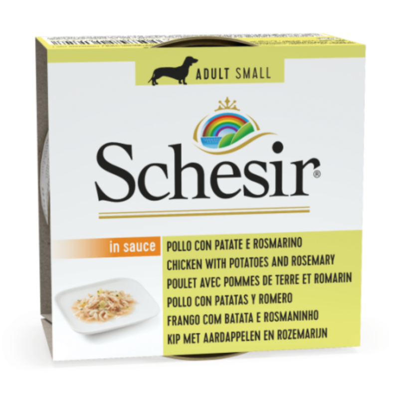 Schesir Dog Wet Food Can-Chicken with Potatoes and Rosemary- 85g