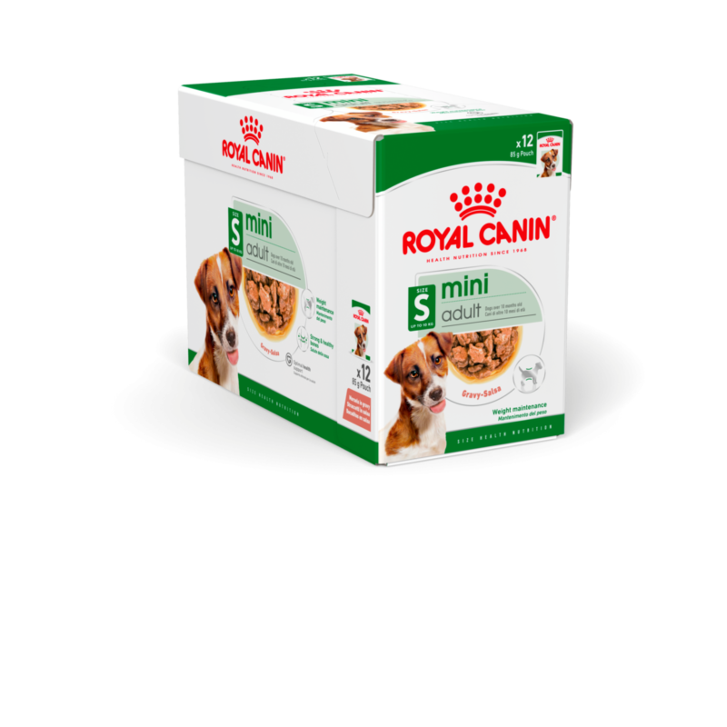 Royal Canin Size Health Nutrition Mini Ageing Gravy (Wet Food - Pouches) 12 x 85 g