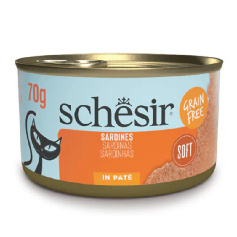 Schesir Grill Pate' Cat Can Sardines 70g