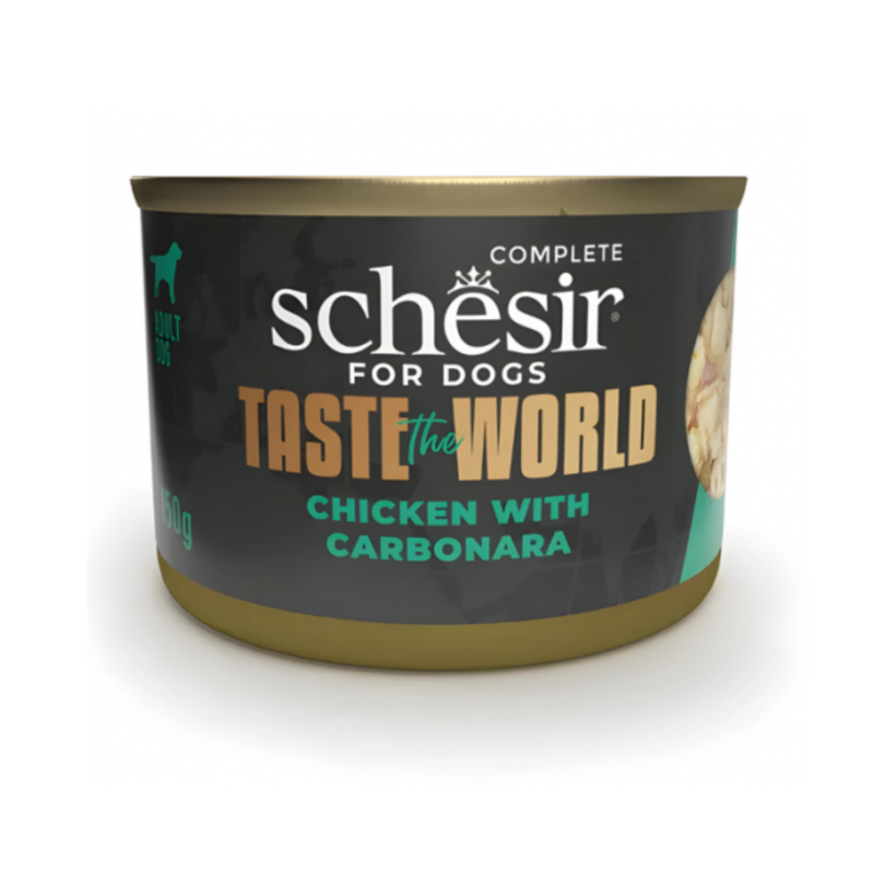 Schesir Taste The World Dog Wholefood - Chicken With Carbonara150g