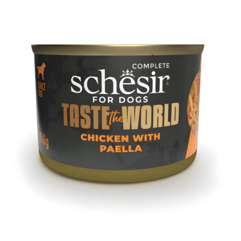 Schesir Taste The World Dog Wholefood - Chicken With Paella150g