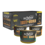 Schesir Taste The World Dog Wholefood Variety Pack 900g (6x150g) - 3 Flavors ( 2 Cans Each Flavor) 3 schesir dog variety pack TaraPet