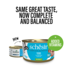 Schesir Complete & Balanced Nutrition Wet Cat Food in Jelly Can- Tuna 2 schesir cat jelly tuna TaraPet